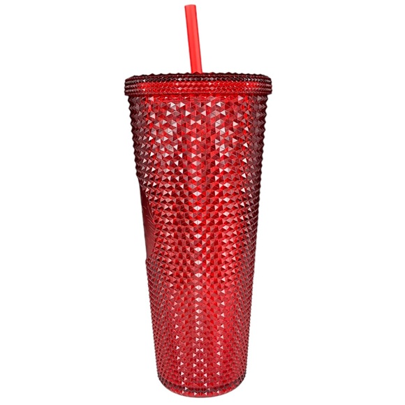 Starbucks China 2020 Studded Tumbler Set Black/Gold Glitter, Red, Gold, Rainbow - Picture 9 of 16